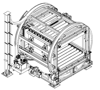 3D model of  stack turner for MDF panels