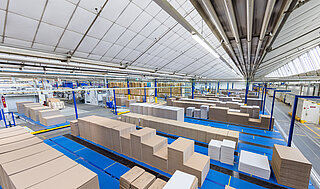 Storage area at low ceiling height